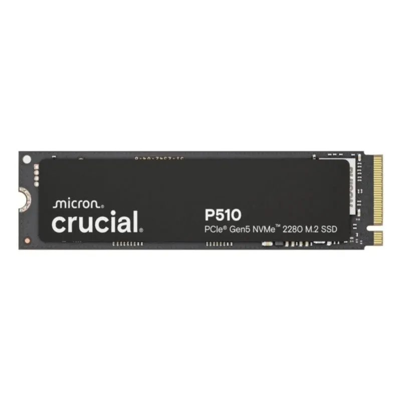 Disco Rígido Crucial P510 SSD 2TB M.2 PCIe 5.0 NVMe TLC 10000MB/s, 8700MB/s