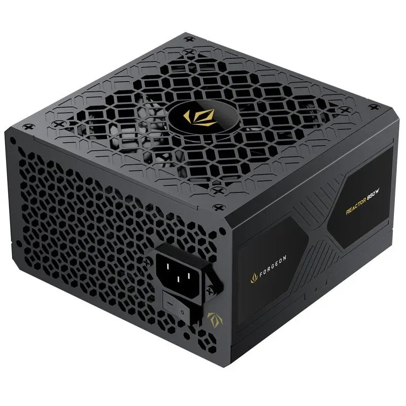 Fonte Alimentação Forgeon Reactor Fonte de Alimentação ATX 3.1 PCIe 5.1 Full Modular 850W Cybenetics Platinum Preta