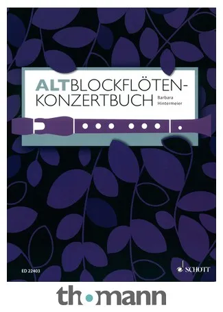 Schott Altblockflöten-Konzertbuch