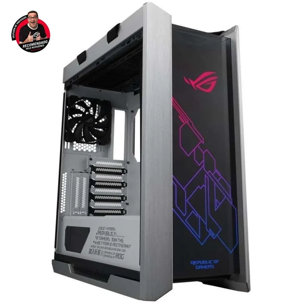Caixa PC Asus ROG STRIX HELIOS White Edition Vidro Temperado USB 3.2