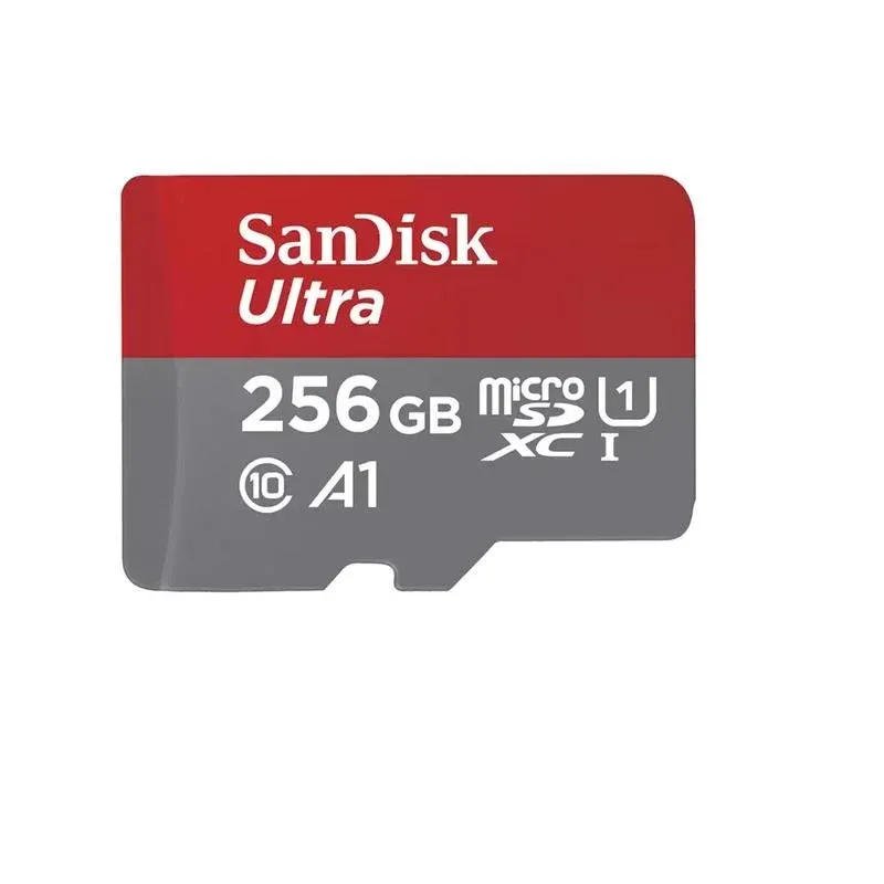 Memória Flash Sandisk SDSQUAC-256G-GN6FA 256GB microSDXC UHS-I 150MB/s Adaptador