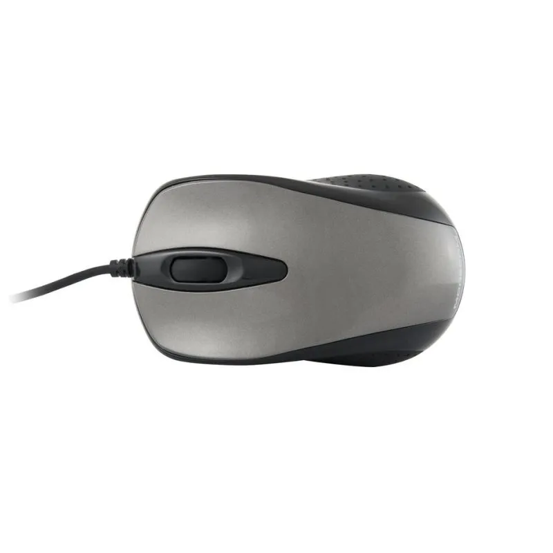 Rato MODECOM MC-M4 USB 800DPI Preto Cinzento Prateado Ambidestro