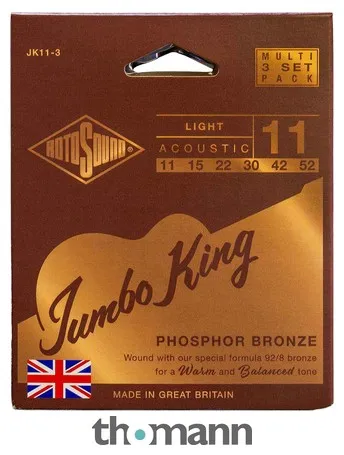 Rotosound JK11-3 Jumbo King 3er Set