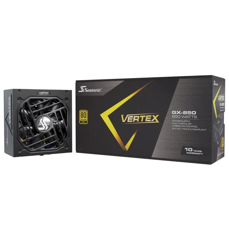 Fonte Alimentação Seasonic Vertex GX-850 850W 80 Plus Gold Modular
