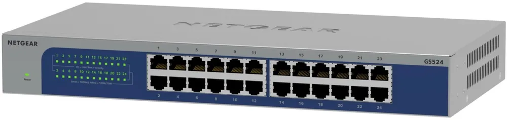 NETGEAR GS524-300EUS switch de rede Não-gerido Gigabit GS524-300EUS