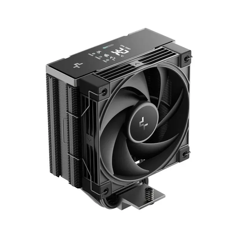 Cooler CPU Refrigeração Ar DeepCool Socket AM4 AM5 LGA 1200 92x156x132 mm AK400 G2 Digital NYX ecrã