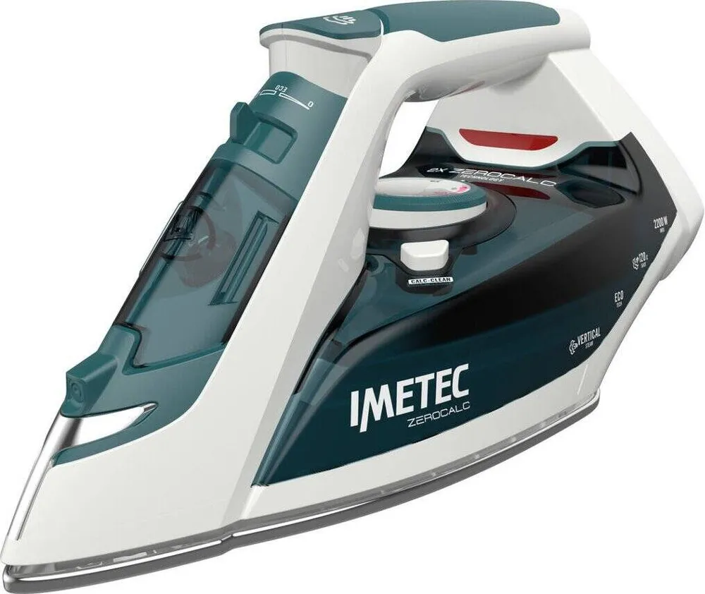 Ferro a Vapor IMETEC ZeroCalc Z1 2500 (Jato vapor: 120g g/min - Base: Inox)