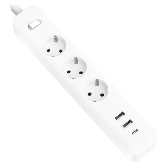 Régua de Alimentação Xiaomi 20W Power Strip (2C1A) EU