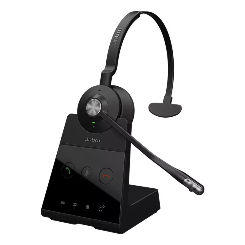 Jabra Engage 65 SE Mono - Auscultadores - no ouvido - DECT - sem fios - Certificação Zoom, Certificação Google Meet, Certificação Amazon Chime, Certificado para o Microsoft Teams Open Office, Works With Chromebook Certified, certificação UC