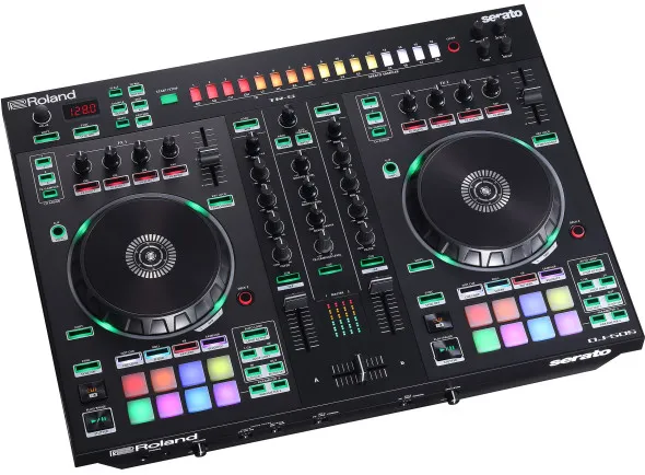 Roland DJ-505 CONTROLADOR DJ 4 Decks 2 Canais Serato DJ + Patterns Ritmos TR