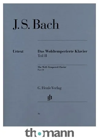 Henle Verlag Bach Wohltemperiert Klavier II