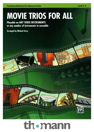 Alfred Music Publishing Movie Trios For All Tromb.