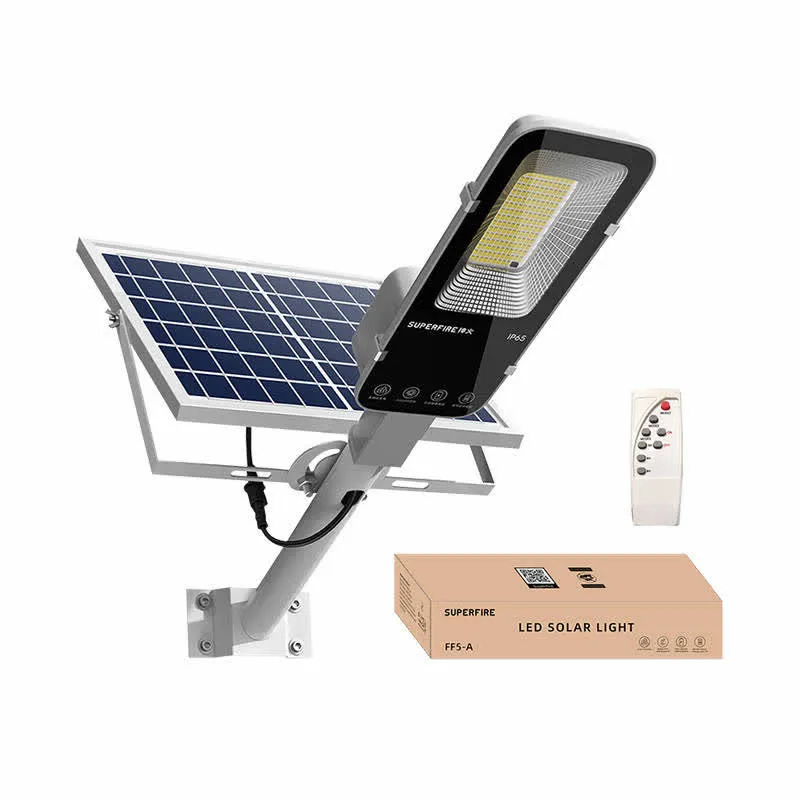 Lâmpada Exterior (Painel Solar 63W 500Lm + 5000mAh) - SUPERFIRE