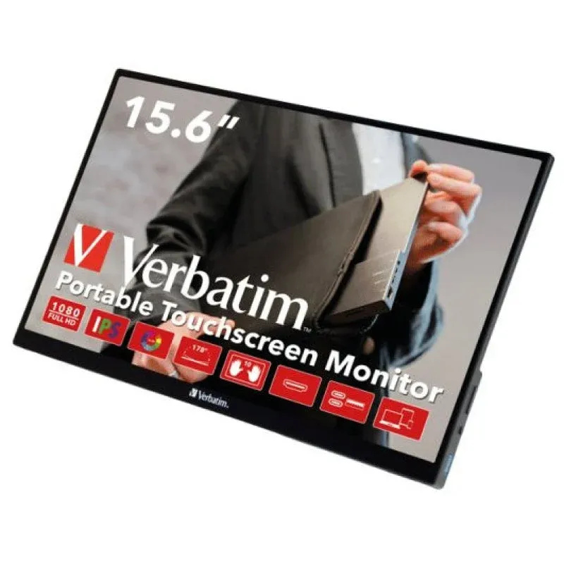 Verbatim PMT-15 15.6" IPS FullHD FreeSync Tátil