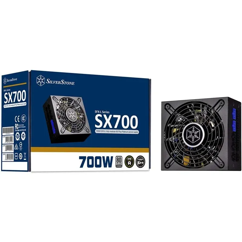 Fonte Alimentação Silverstone SX700-LPT SFX-L 700W 80 Plus Platinum Modular V1.1