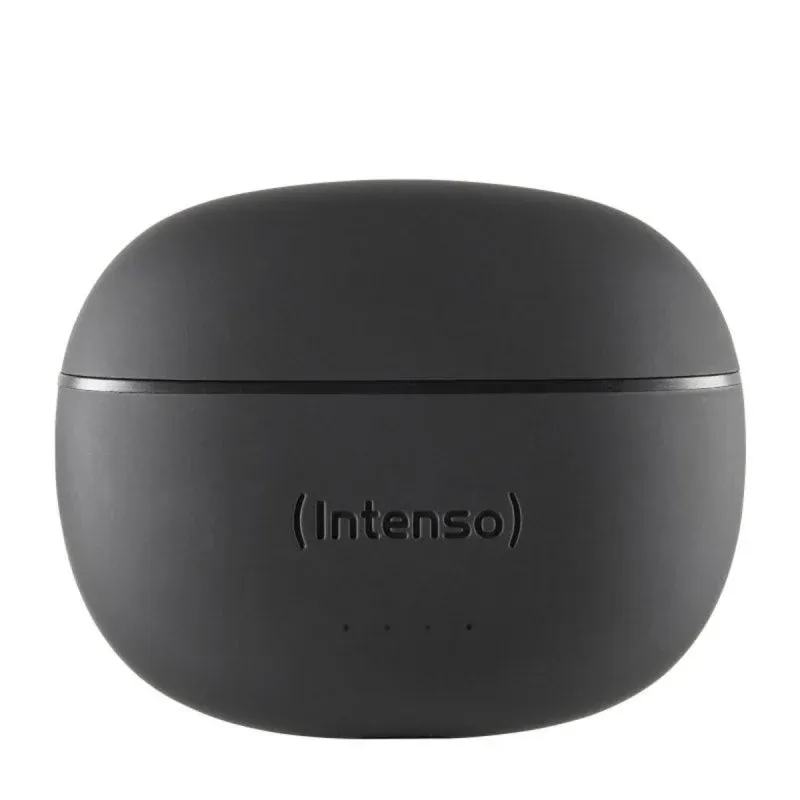 Intenso Black Buds T300A Auriculares Bluetooth 5.3 ANC com 4 Modos, TWS e USB-C Pretos