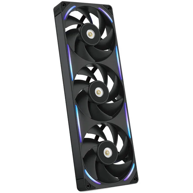 Ventoinha NZXT F360x Perfomance RGB 120mm - Single-Frame Pretas - Tripla Ventoínha 120mm (360mm)