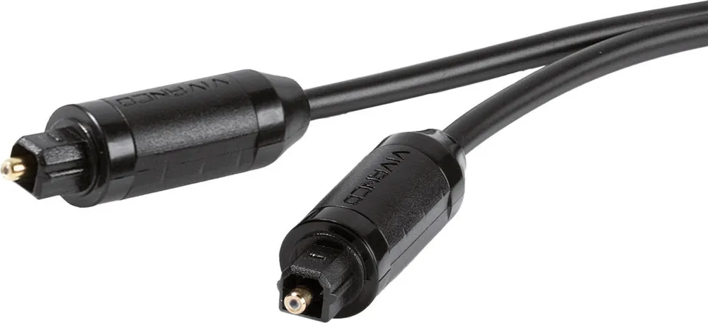 Cabo Fibra Óptico VIVANCO TOSLINK (Preto)