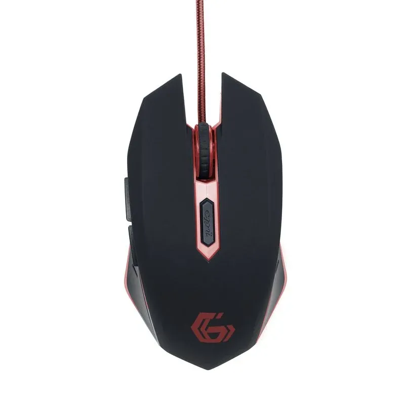 Gembird MUSG-001-R Rato Gaming 2400DPI Preto