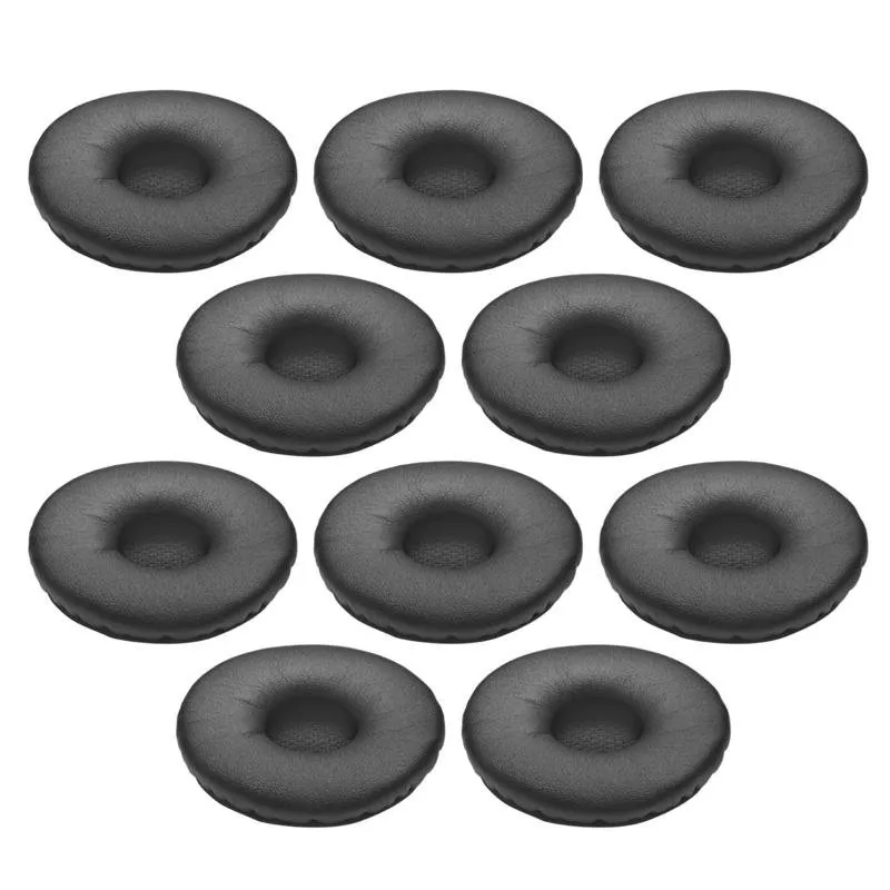 Auriculares Jabra Biz 2400 II almofadas couro sintético tamanho L preto 10 peças