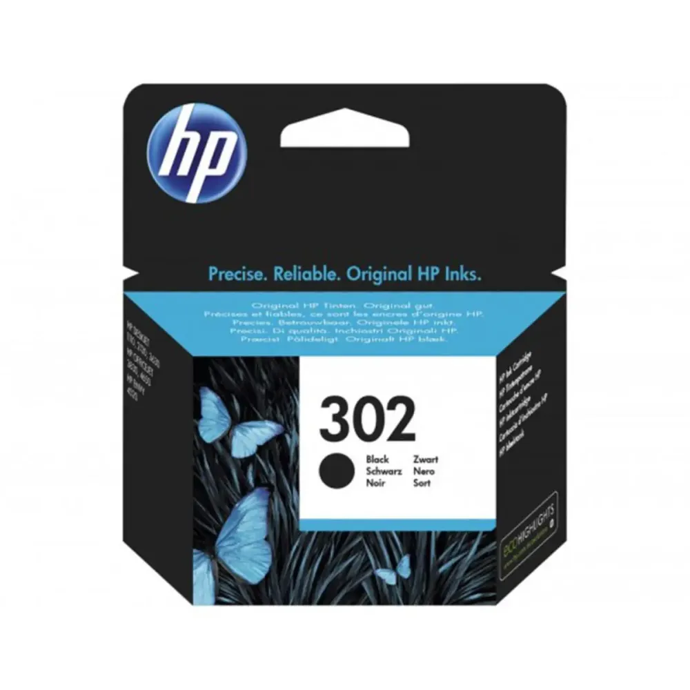 Tinteiro HP 302 Preto - F6U66AE