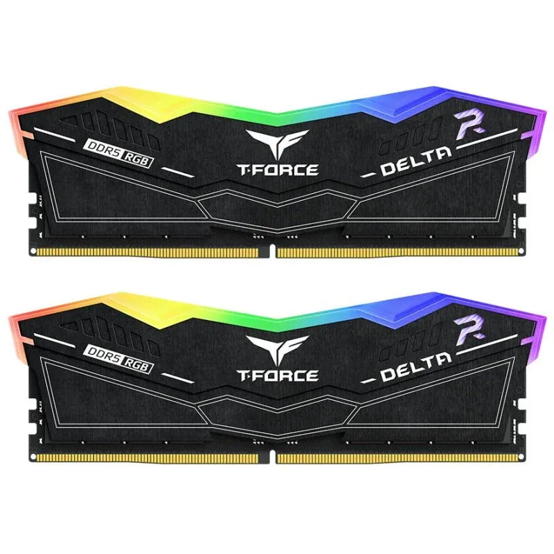 Memória Ram TeamGroup T-Force Delta RGB 16GB (2x8GB) DDR5 5600MHz CL40
