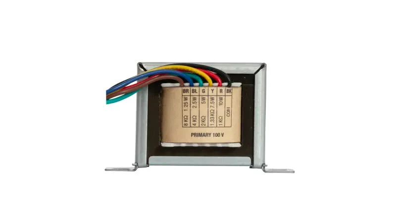 Transformadores de linha 100 V para coluna de baixa impedância - CV-1910