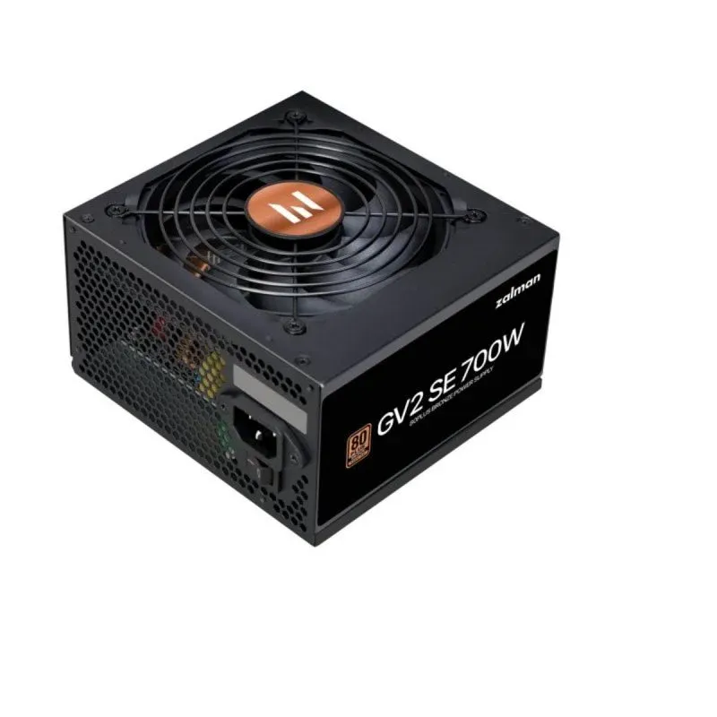 Fonte Alimentação Fonte de Alimentação Zalman 700W 80 PLUS Bronze ZM700-GV2SE ATX Ventoinha 12 cm