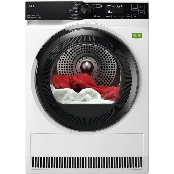 Máquina de Secar Roupa AEG TR839T4PBCP (9 Kg - Branco)