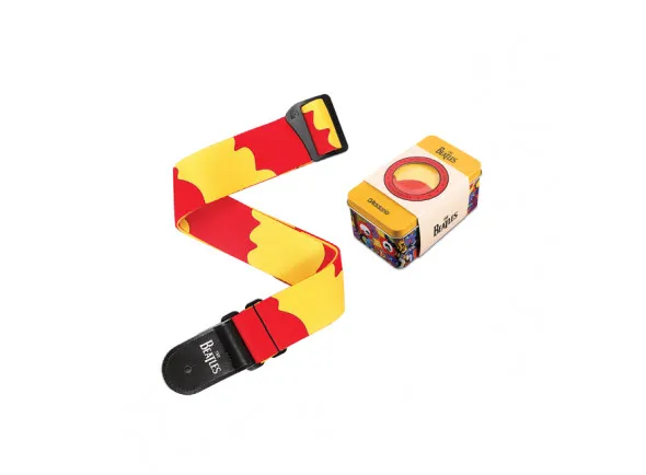 D'Addario 50BTYS01 correia Yellow Submarine 50th Anniversary Guitar Strap Tin - Paul