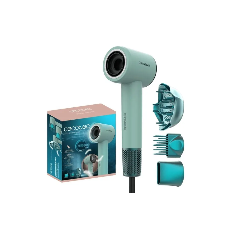Secador Cabelo DryNova 3em1 1600W Menta