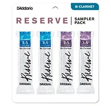 Palheta Clarinete Sib 3.5/3.5+ D'Addario Reserve/Classic DRS-C355 Sampler Pack