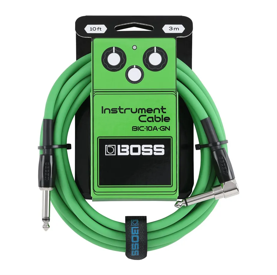 Cabo para Instrumento Boss BIC-10A-GN Green 3mt