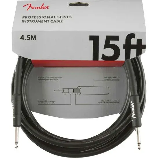 Fender Professional Series 4,5m Jack/Jack Black