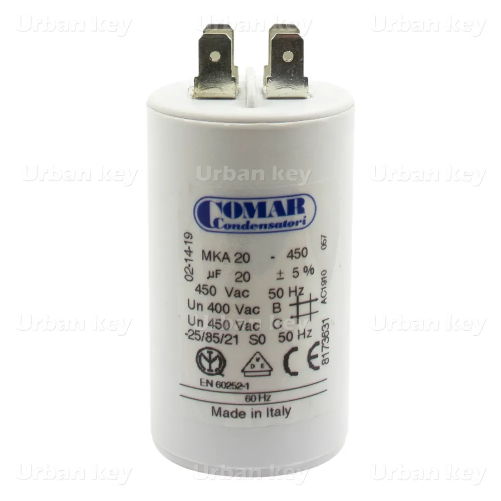 Condensador De Arranque Com Terminais Comar - COND20TUK