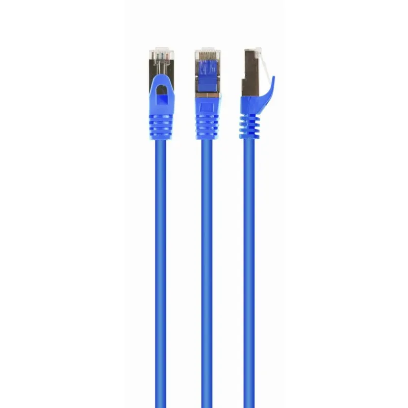 Cabo de Rede Gembird PP6A-LSZHCU-B-1M Cat6a S/FTP 1m LSZH Azul