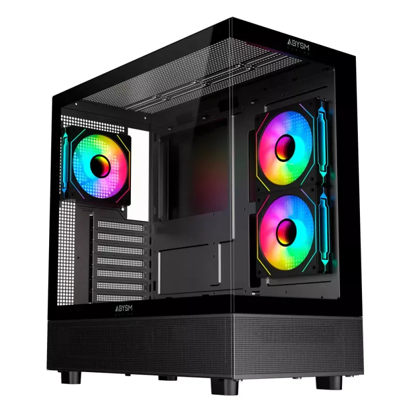 Caixa ATX Abysm DANUBE SAVA H400 PRIME Preta