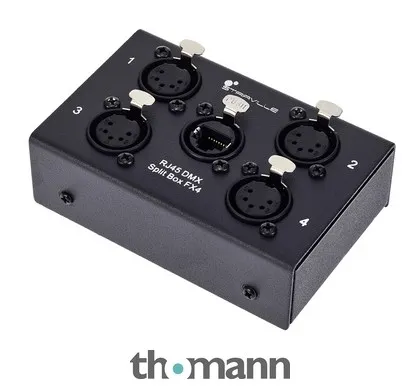 Stairville RJ45 DMX Split Box FX4-5pin