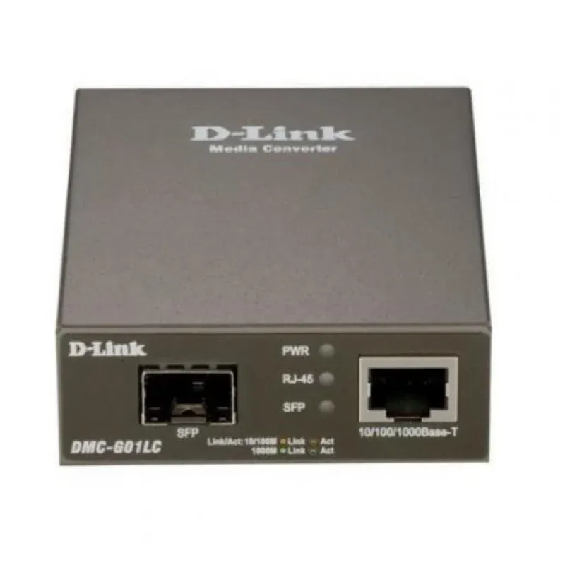 Conversor D-Link DMC-G01LC/E SFP Ethernet 1000 Mbit/s Grau Industrial