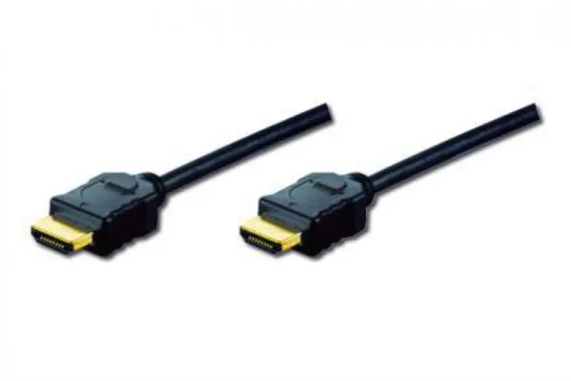 DIGITUS CABO HDMI A M/M HIGH SPEED FULL HD 60p GOLD 2MT PRETO