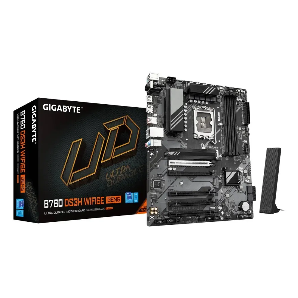 Motherboard ATX Gigabyte B760 DS3H WIF6E GEN5 LGA 1700 4XDDR5