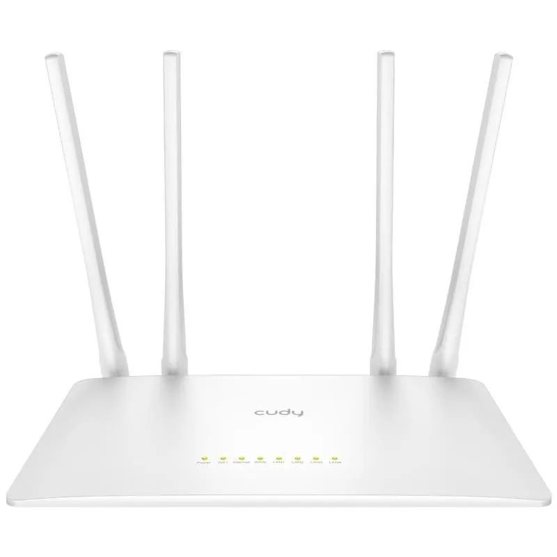 Router Cudy WR1200 RJ-45 WiFi 5 867 Mbps Dual Band 4 Antenas