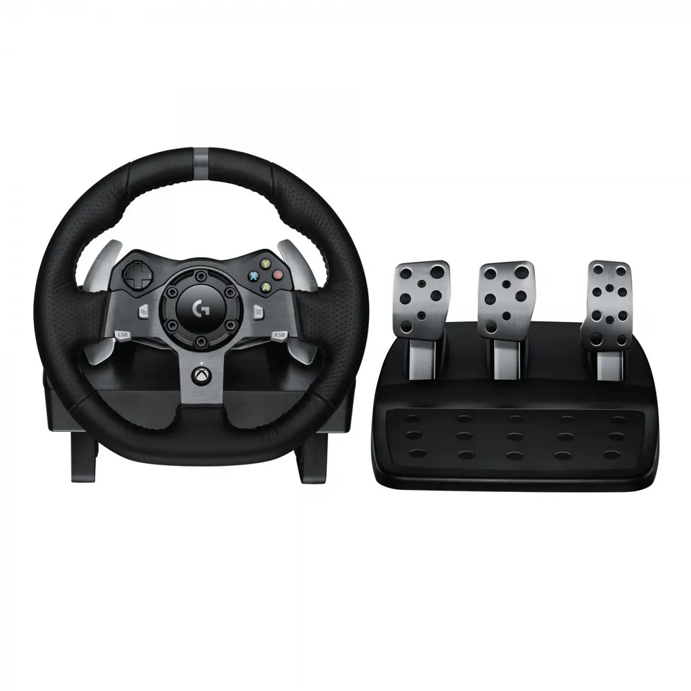 Logitech G920 Driving Force Volante e Pedais para Xbox Series/Xbox One/PC/Mac Preto