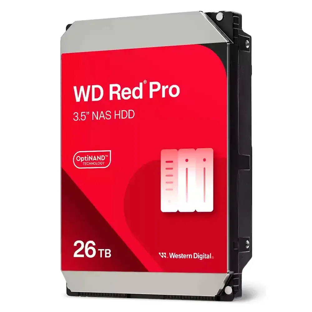 Disco Rígido 3.5 Western Digital WD Red Pro 26TB 7200RPM 512MB Cache 287MB/s SATA 6Gb/s