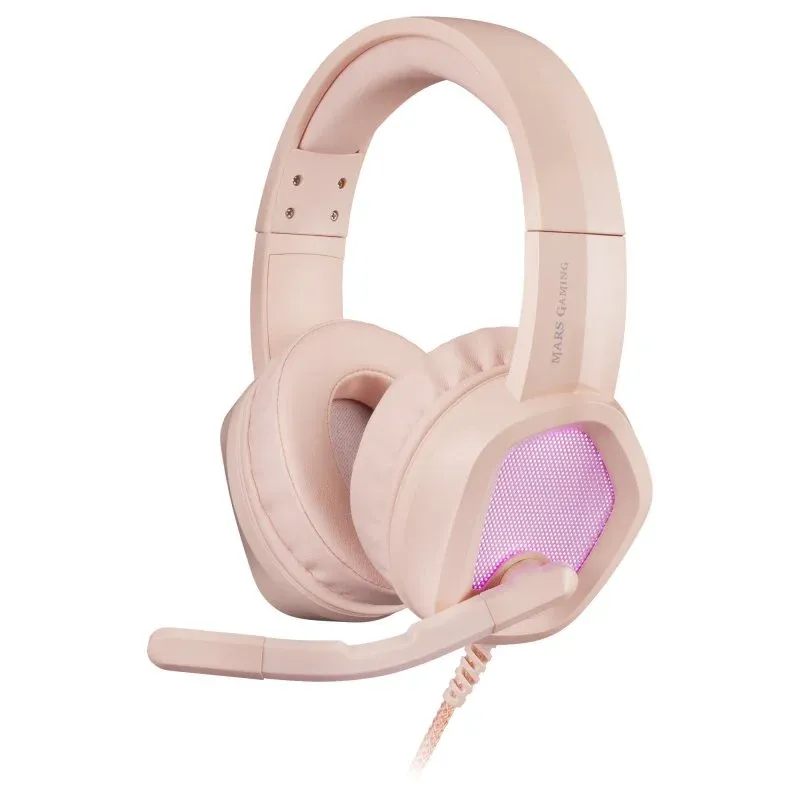 Headset Mars Gaming MH320 RGB Rosa