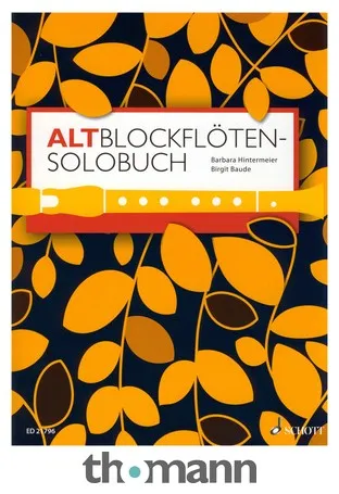 Schott Altblockflöten-Solobuch