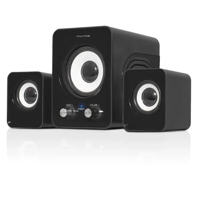 Colunas Advance SoundPhonic 2.1 USB 6W com subwoofer ativo rotativo
