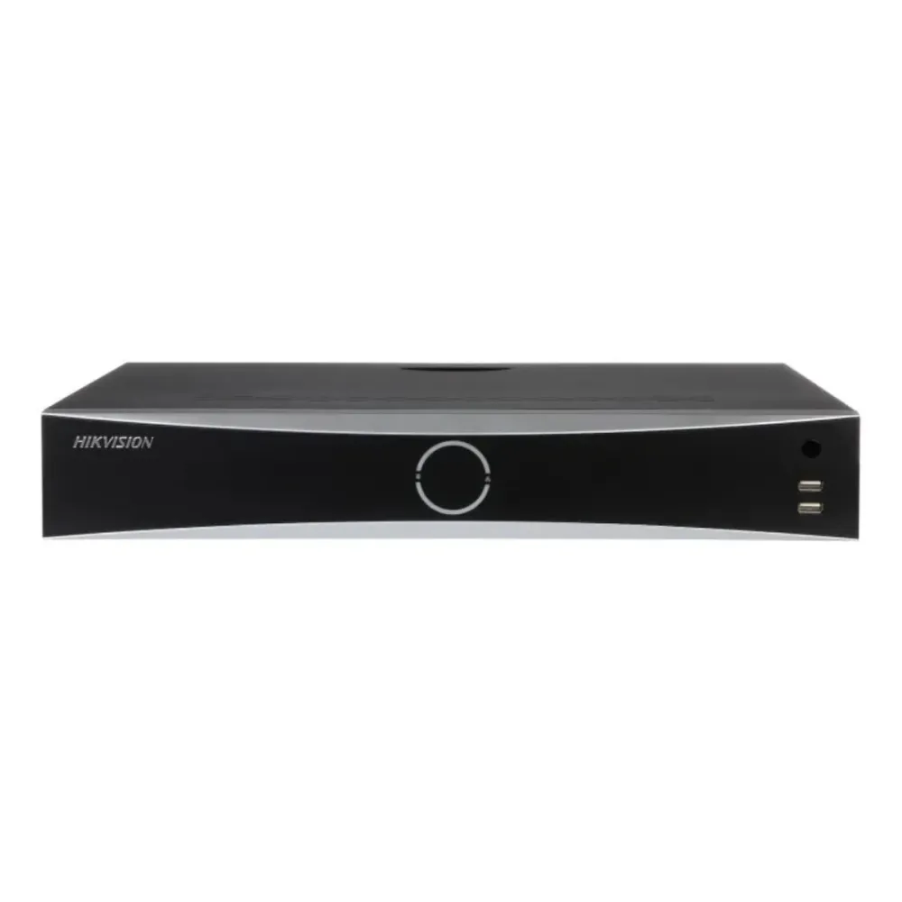 Gravador NVR Hikvision Pro AcuSense 32 Canais 1U 4K PoE Preto - DS-7732NXI-I4/16P/S(E)