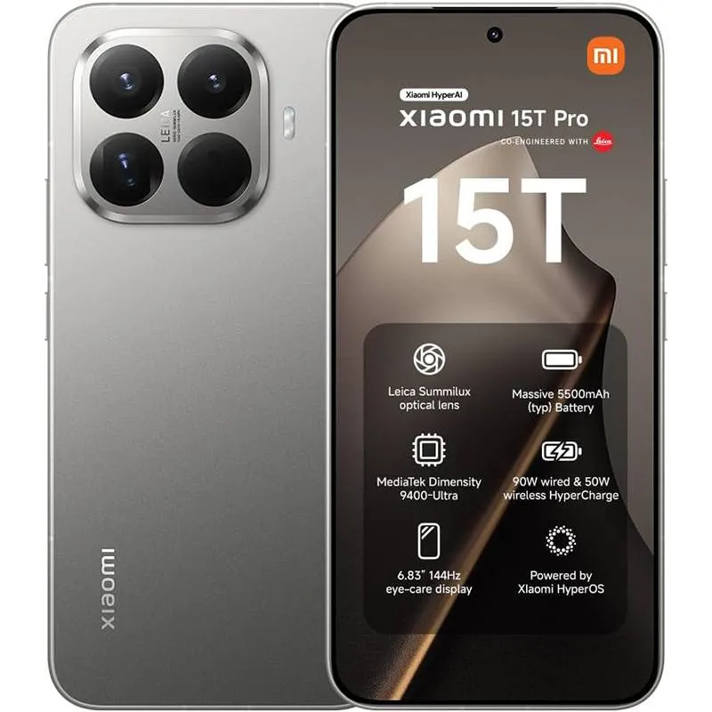 Smartphone Xiaomi 15T Pro 6.83 12GB/512GB Dual SIM Gray