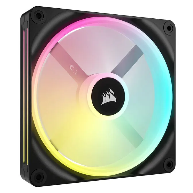 Ventoinha Corsair iCUE Link QX140 RGB PWM Preta 140mm (Pack 2)